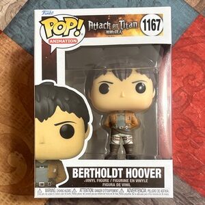 🛍️2/$25🛍️Funko Attack on Titan Bertholdt Hoover Figure - Brown and Black